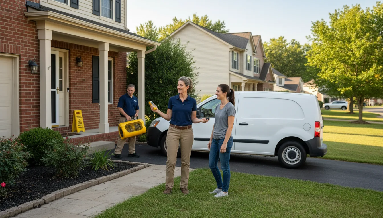 Residential water damage restoration in Clarkton, NC